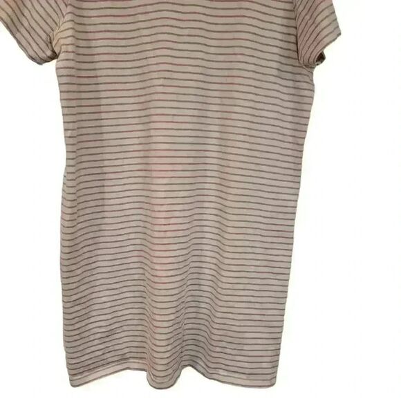 Buffalo David Bitton Women's Ivory/Rose Cotton/Poly Knit T-Shirt Dress - Picture 4 of 10